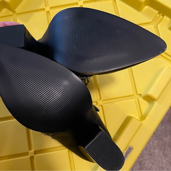 Steve Madden Comet Western Studded Heeled Black Boots 8.5 - Picture 6 of 7